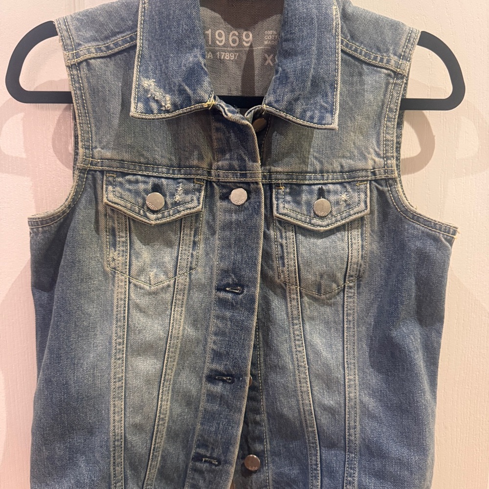 GAP Indigo Denim Vest